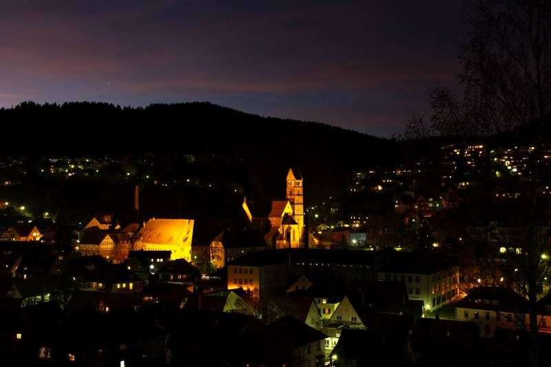 Alpirsbach in the evening