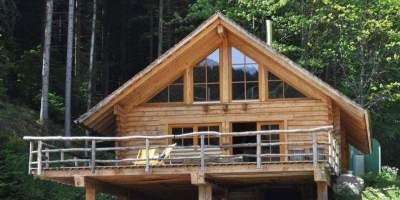 log cabin black forest hut