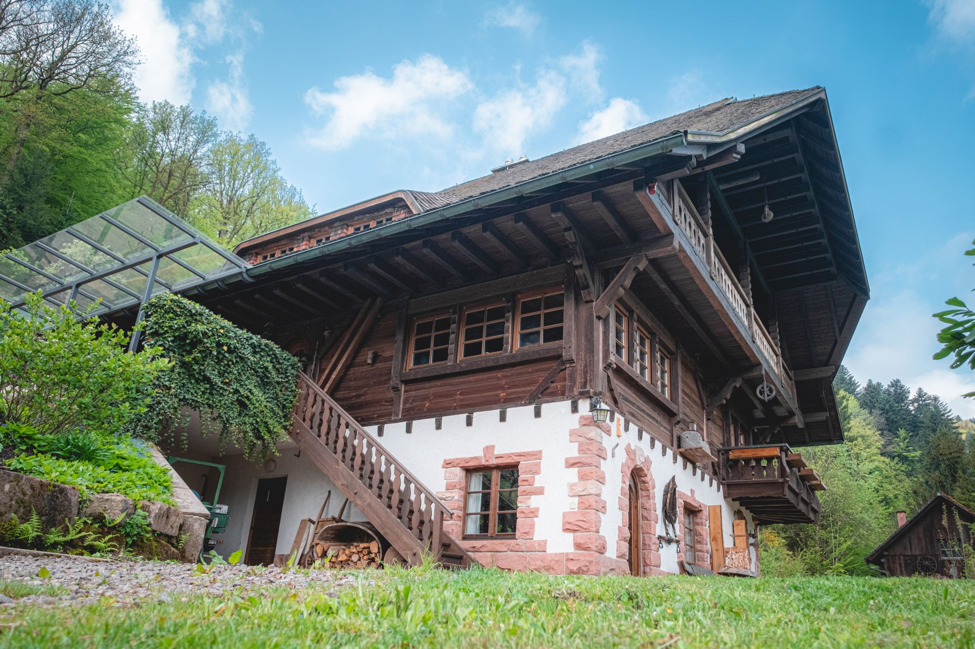 Schwarzwaldhof Ferienhaus in Alleinlage Aussenansicht